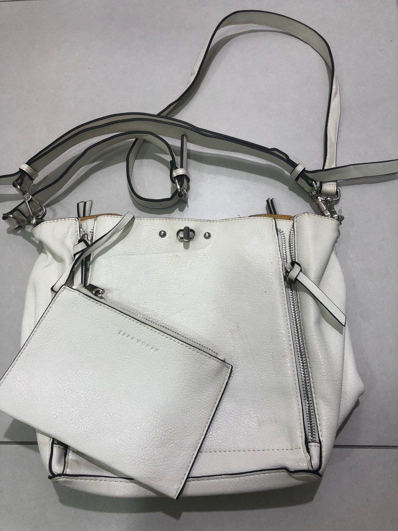 Zara double on sale zip bag