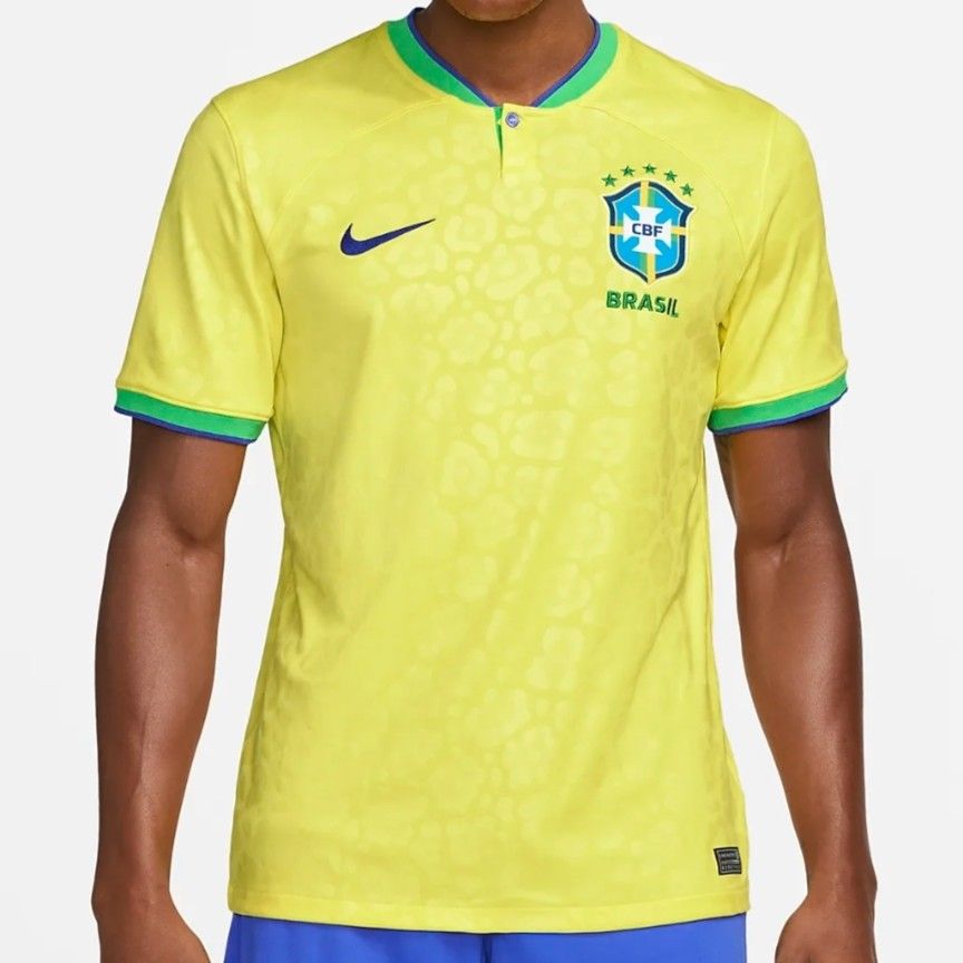 Brasil 2020 Stadium Home Men's Soccer Jersey.