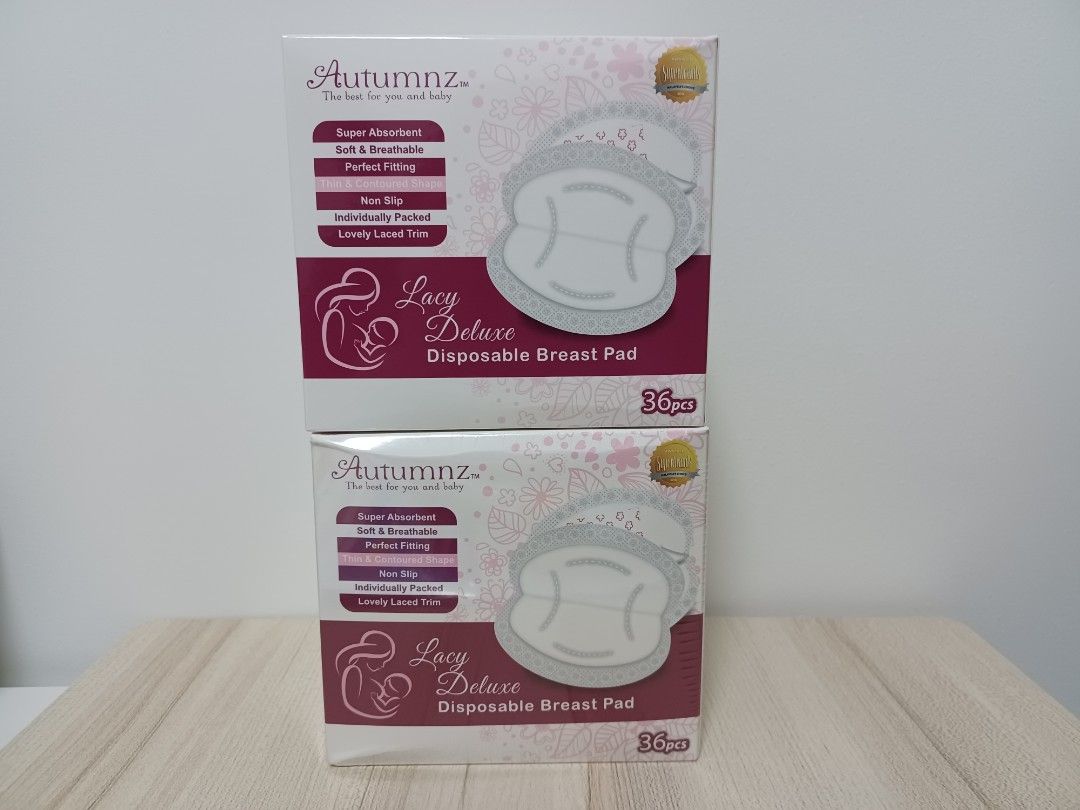 Autumnz Lacy Deluxe /Premium Ultra Thin Disposable Breastpads (36