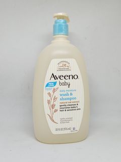 Aveeno Baby Bath Wash and Shampoo 976ml