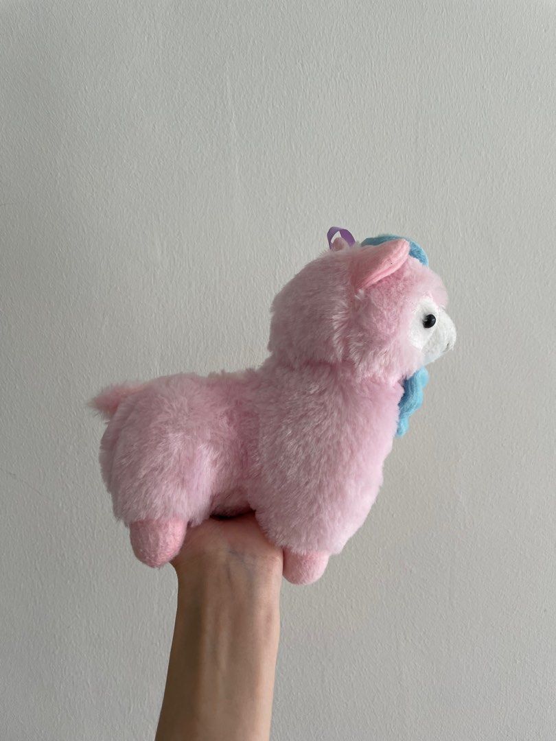 Baby Alpacasso Amuse Pink Alpaca Soft Stuffed Toy Plush, Hobbies