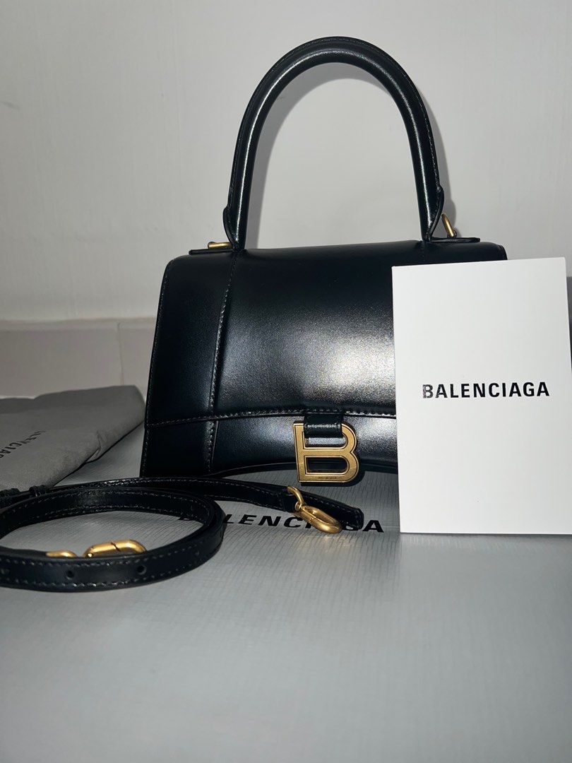 BALENCIAGA HOURGLASS XS in LIME, Luxury, Bags & Wallets on Carousell