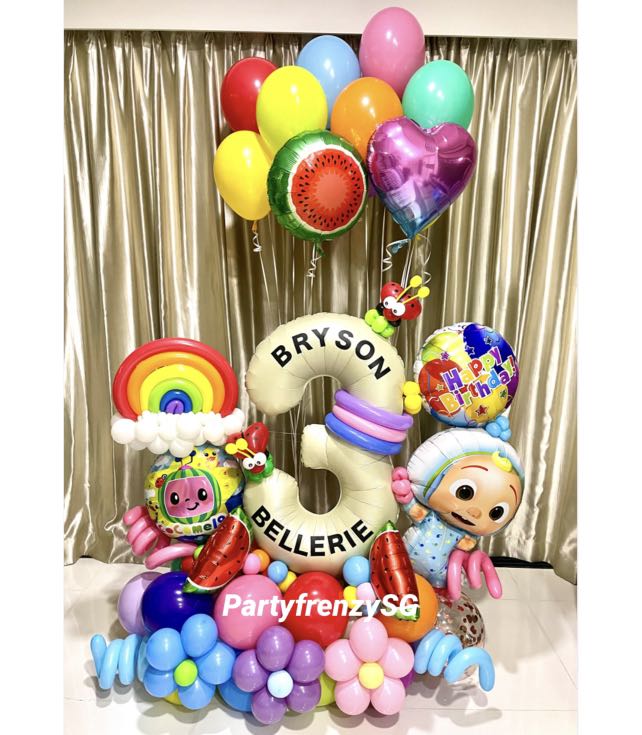 Balloon Centerpiece Decoration No. Foil Display