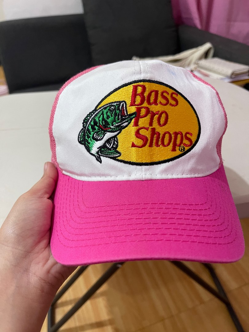 Kitsmall] Bass Pro Shops Cap Mesh Adjustable Sunhat Baseball Cap Fishing  Outdoor Printed Hip Hop Cap（56-58cm）
