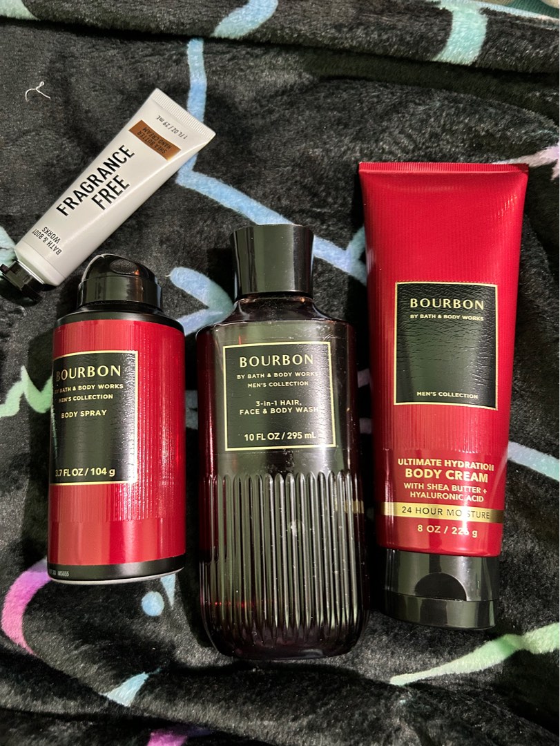 Bath & Body Works Bourbon for Men Set, Beauty & Personal Care, Bath
