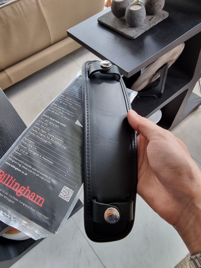 Spallina In Pelle Per Borsa Billingham - Colore Cioccolato, Comoda E Resistente - Foto 10