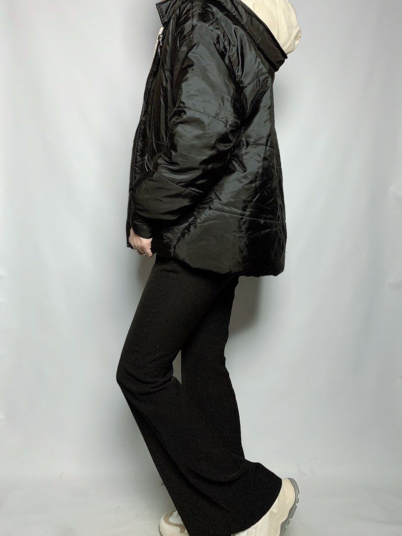 (SOLD) Black oversized puffer jacket, Women's Fashion, Coats, Jackets