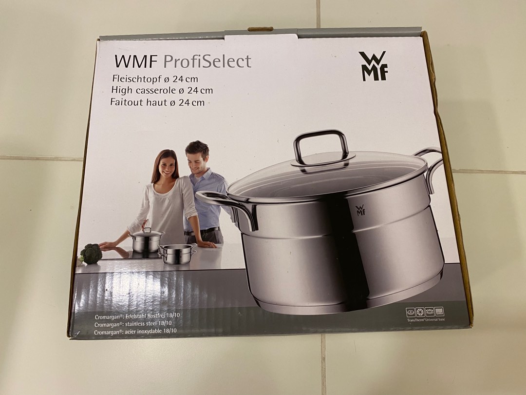 BNIB WMF ProfiSelect 24cm high casserole, Furniture  Home Living,  Kitchenware  Tableware, Cookware  Accessories on Carousell