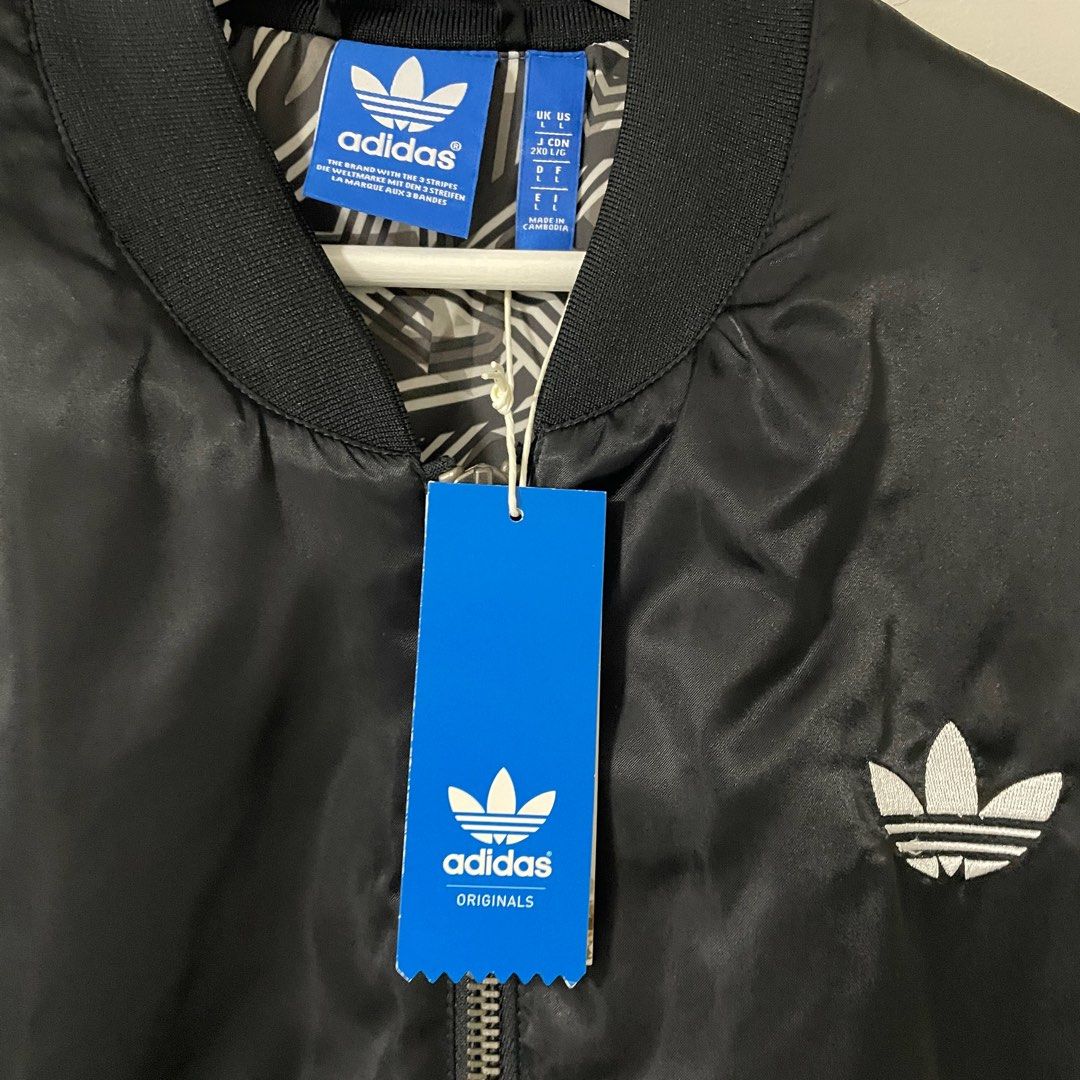 Adidas original hotsell bomber jacket mens