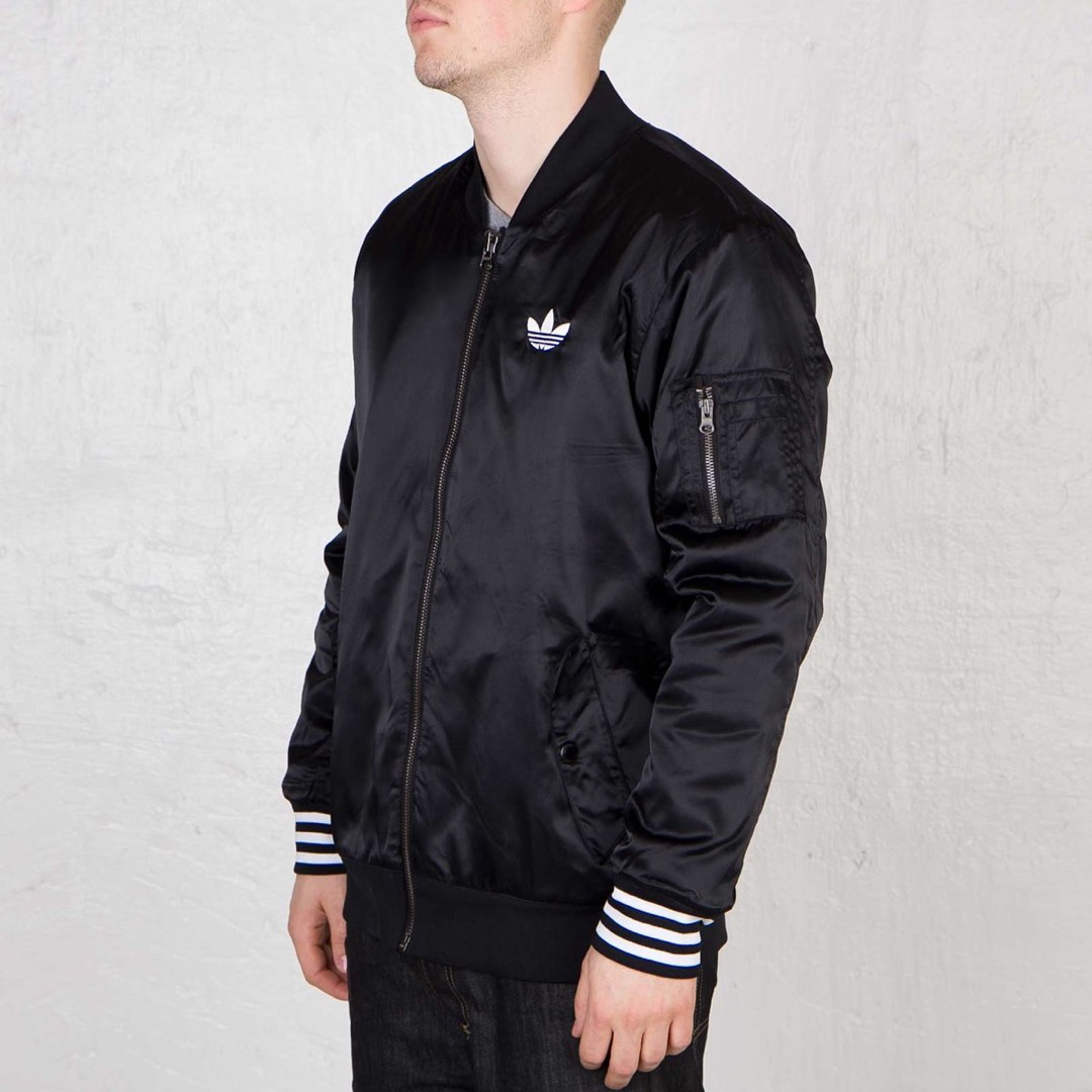 BNWT ADIDAS Originals Satin Bomber Jacket Men s Fashion Coats