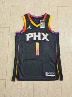Nike Youth Phoenix Suns Devin Booker #1 Dri-Fit Swingman Jersey - Black - XL Each