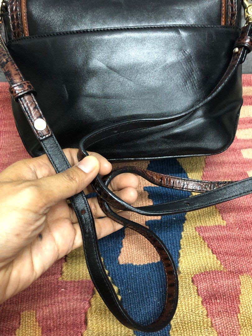 Brahmin Leather Sling Bag Luxury Bags Wallets on Carousell