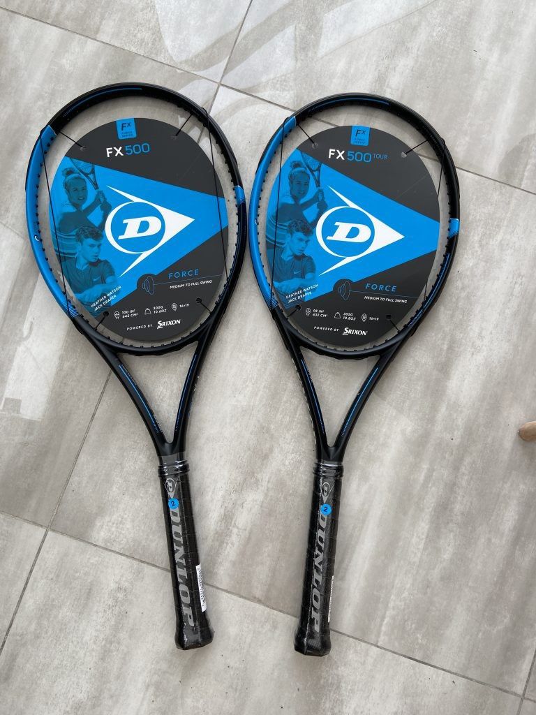 ダンロップ FX500TOUR グリップ2テニス - ラケット(硬式用)