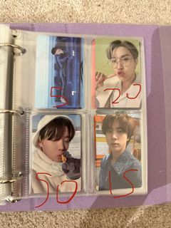 BTS J-hope jin photocards