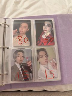 BTS Jungkook photocards