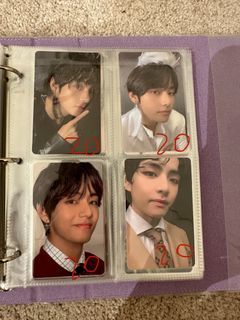 BTS Taehyung V photocards