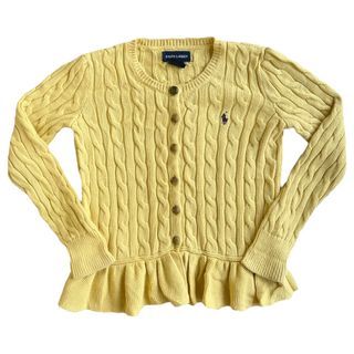 cardigan kepang polo ralph lauren kuning cardi rajut sweater polo ralph lauren kepang yellow