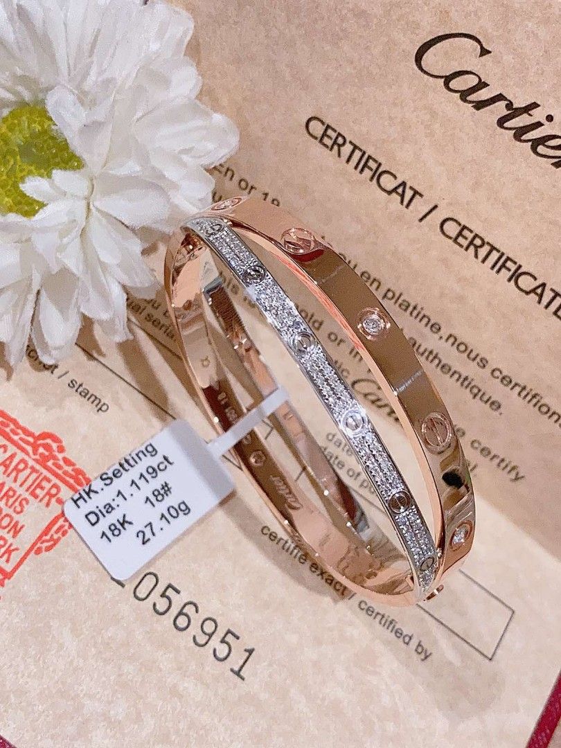 Cartier double bracelet discount