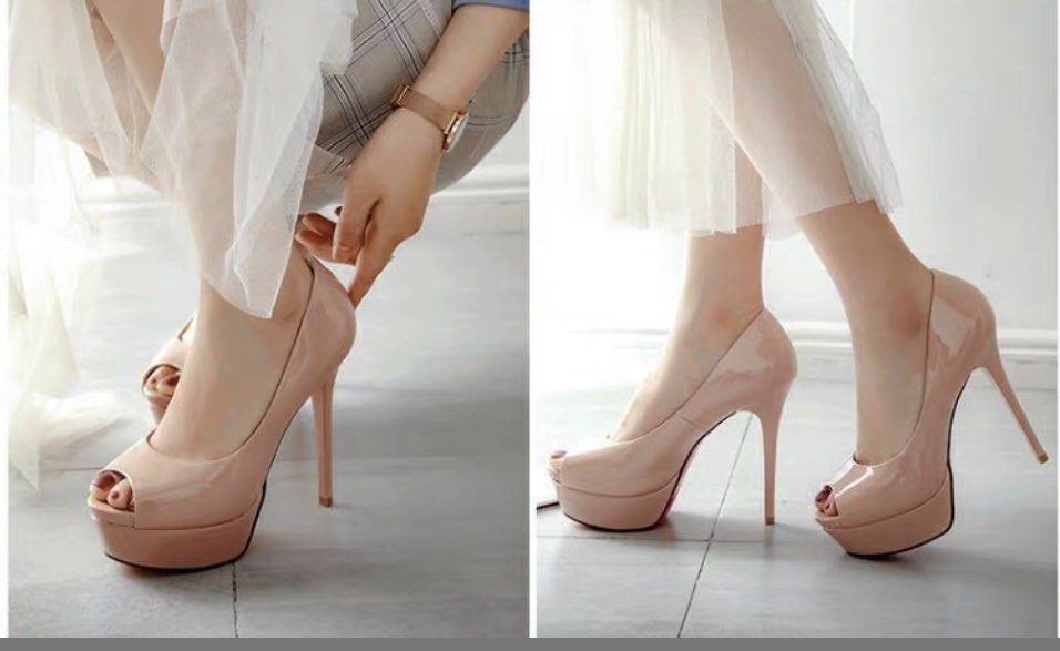 Catwalk platform heel best sale
