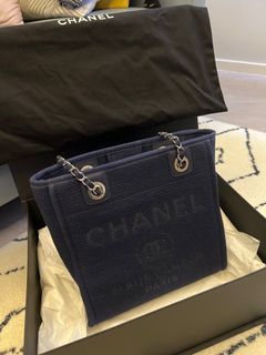 Chanel Deauville Tote Bag - Large, Women's Fashion, Bags & Wallets, Tote  Bags on Carousell