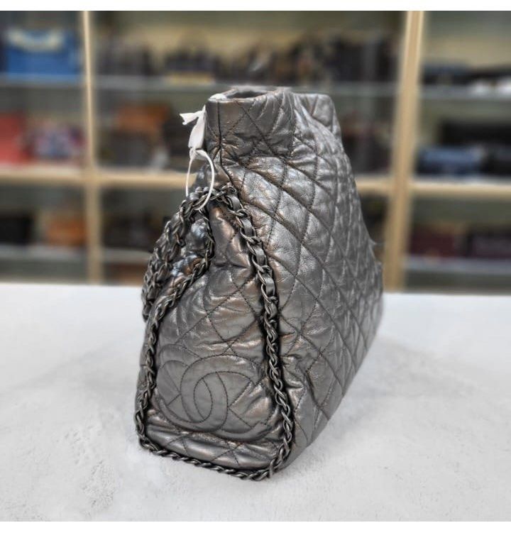 Chanel Quilted Large Chain Me Hobo, Luxury, Bags & Wallets on