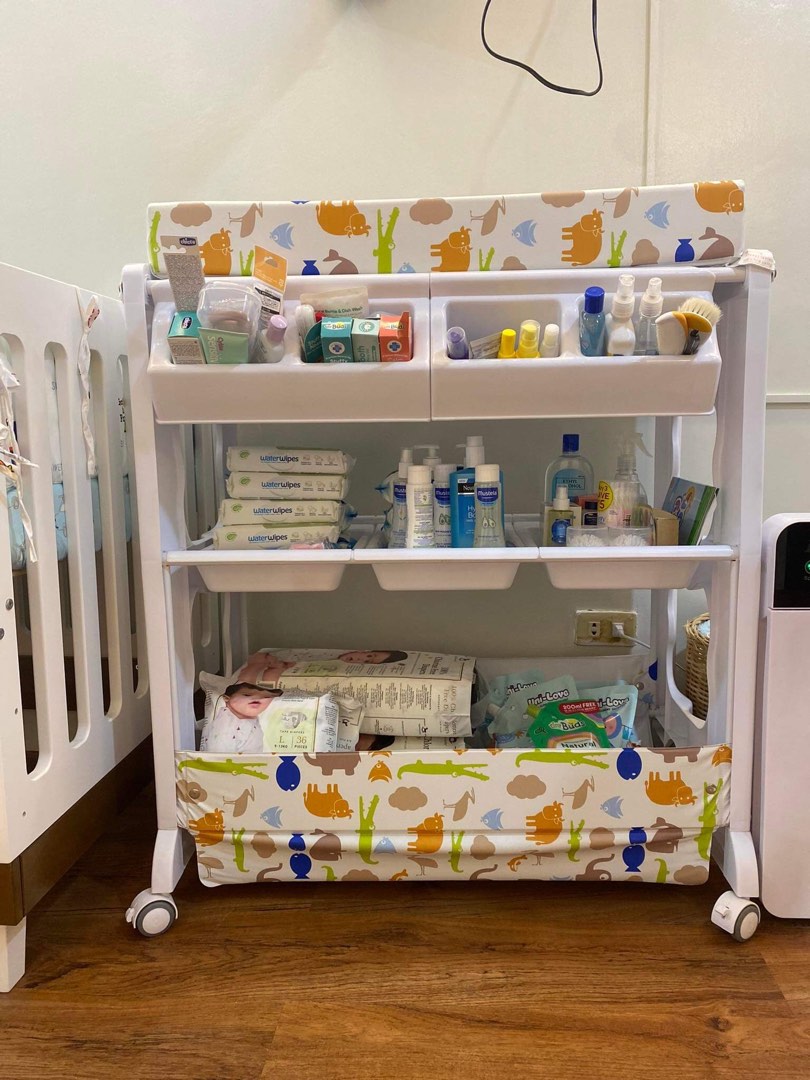Changing table side organizer hotsell