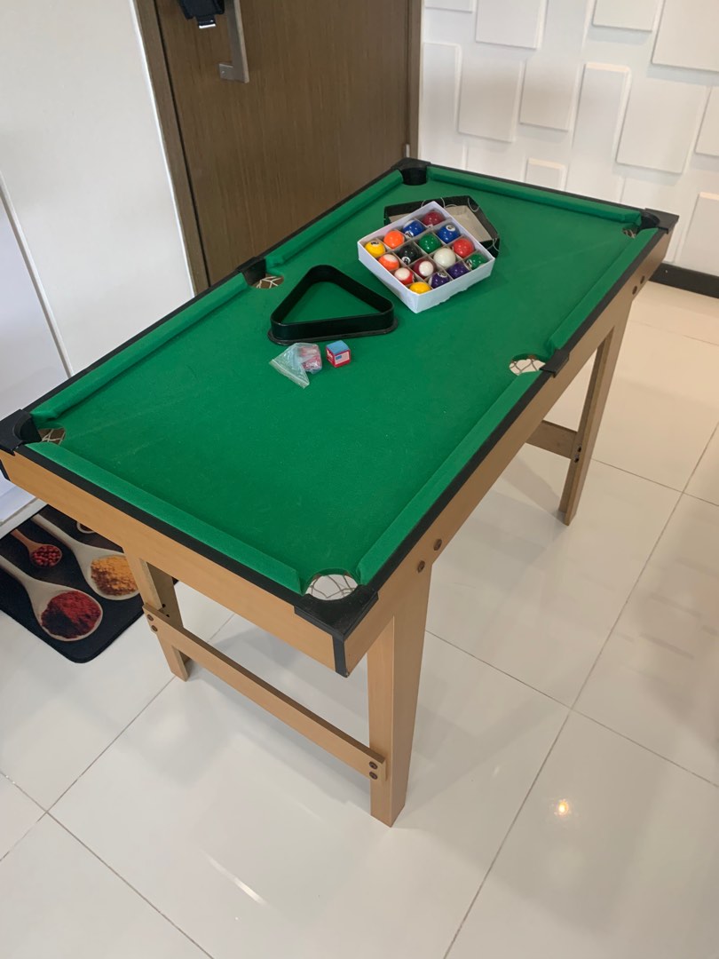 🔥Cheap🔥lightly used Pool table cum Table, Sports Equipment, Sports and Games, Billiards and Bowling on Carousell