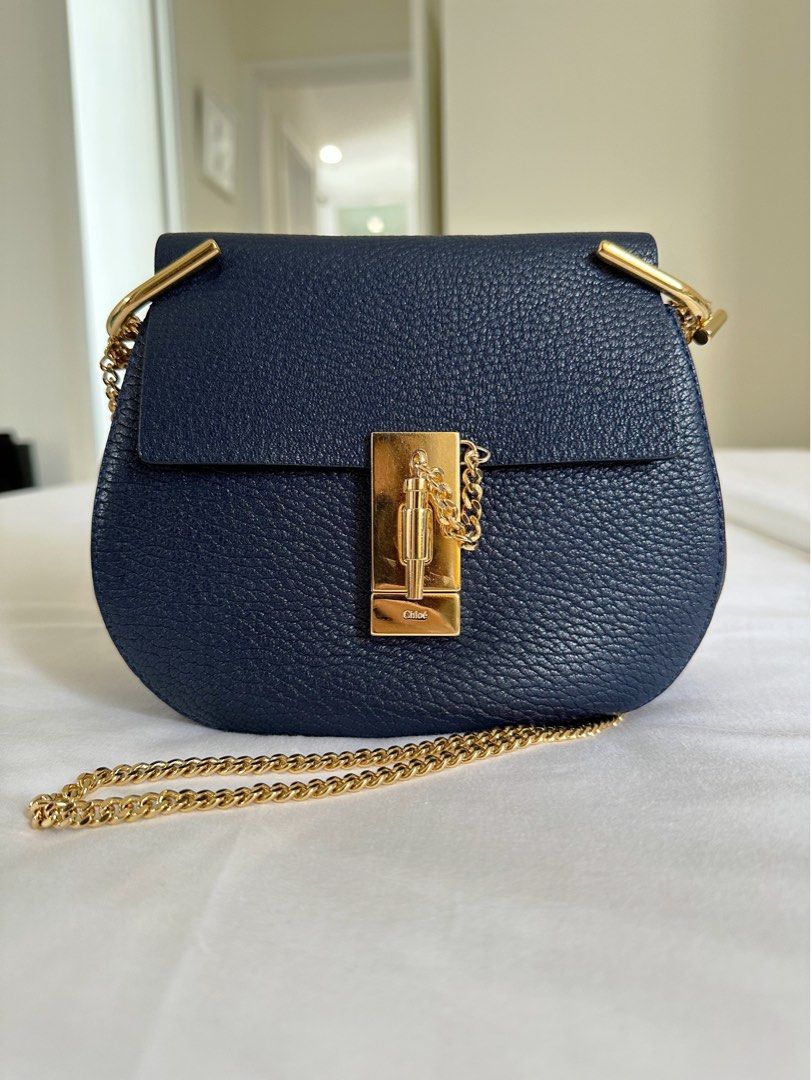 Chloe Drew Nano Bag in Royal Blue