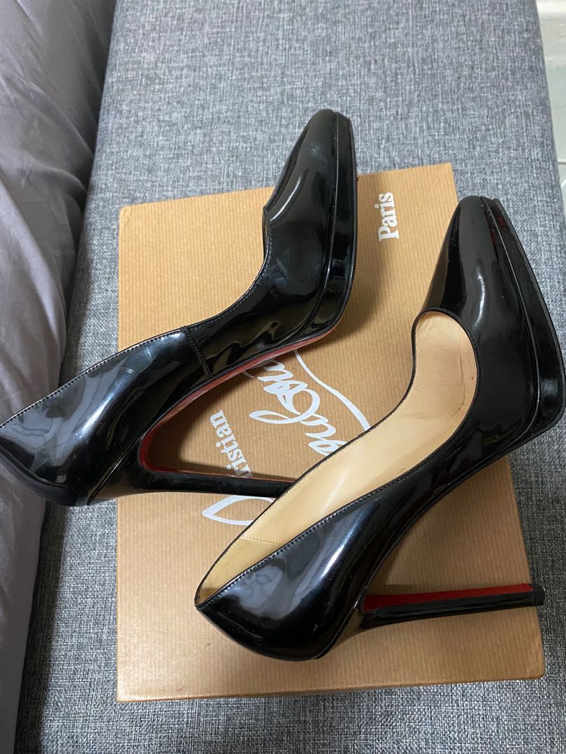 Christian louboutin pigalle sale 12 patent calf