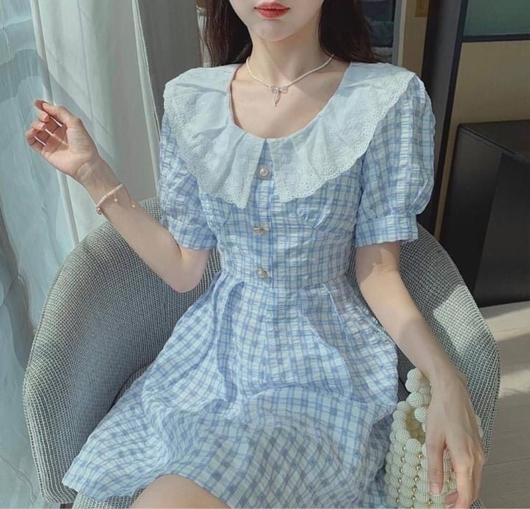 Classic Korean Babydoll Dress on Carousell
