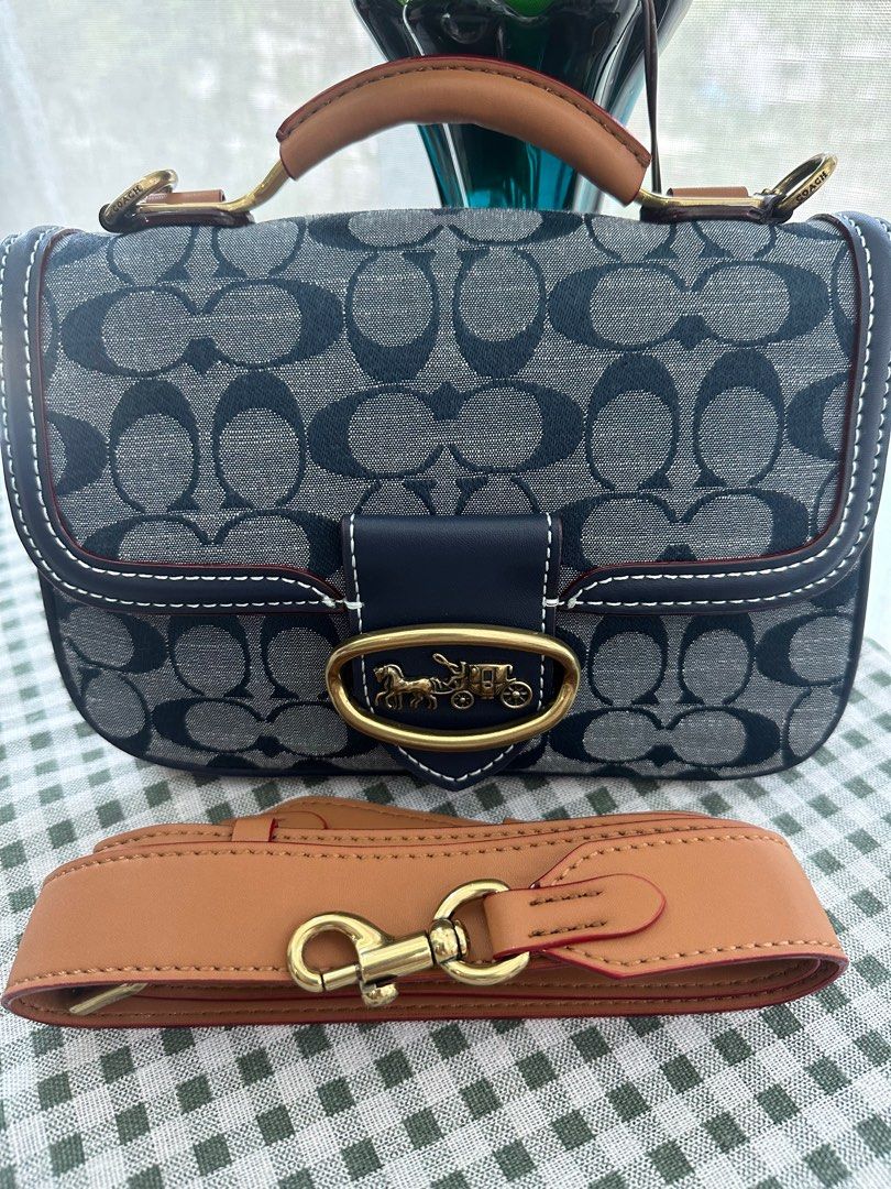 Coach denim crossbody shop