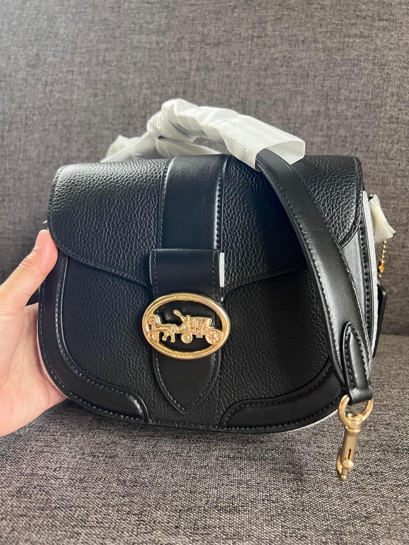 Coach Saddle Bag C3241 Black on Carousell