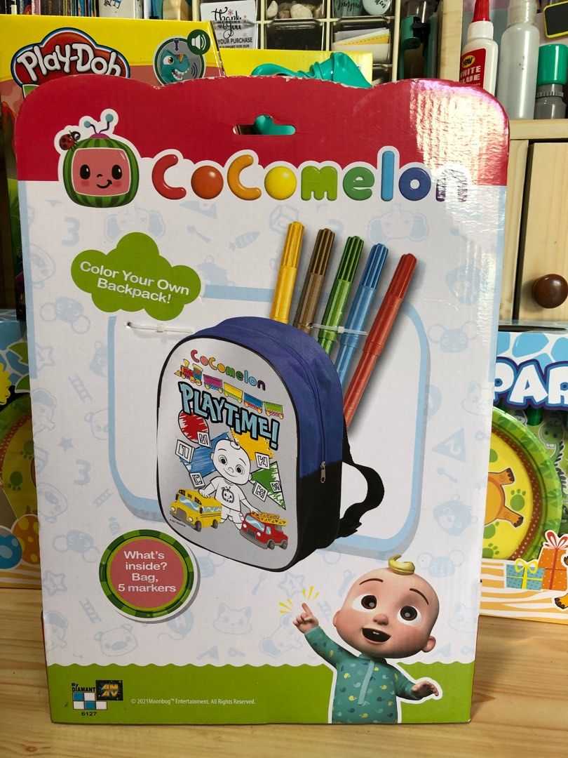 Coloring Backpack, Hobbies & Toys, Toys & Games on Carousell