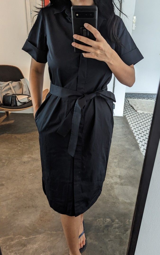 COS Navy blue dress Women s Fashion Dresses Sets Dresses on