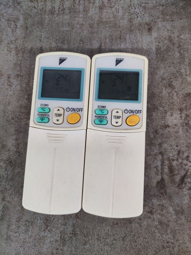 Daikin Aircon Remote Control, TV & Home Appliances, Air Conditioners & Heating on Carousell