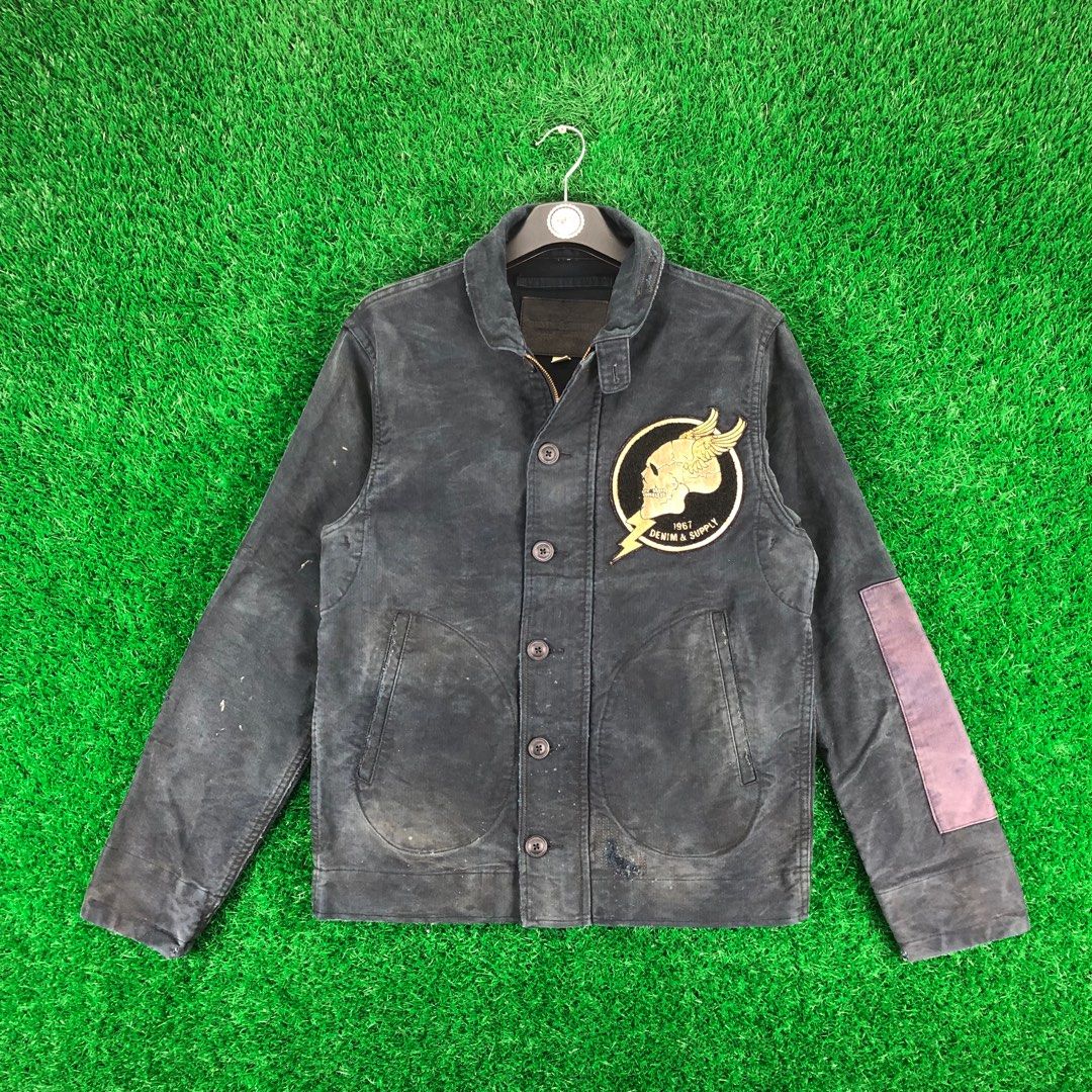 Denim & Supply Ralph Lauren Wax Nylon Moto Jacket | Jackets | Clothing &  Accessories | Shop The Exchange