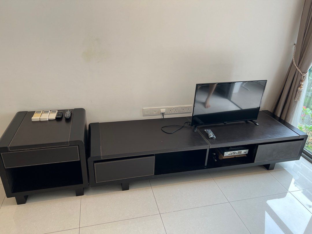 Designer tv console, Furniture & Home Living, Furniture, TV Consoles on