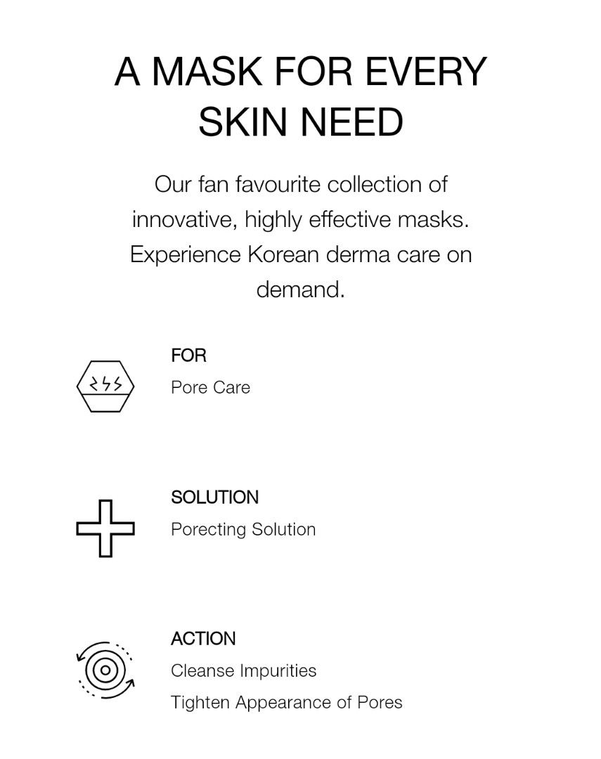 DR JART Porecting Solution Mask, Beauty & Personal Care, Face, Face