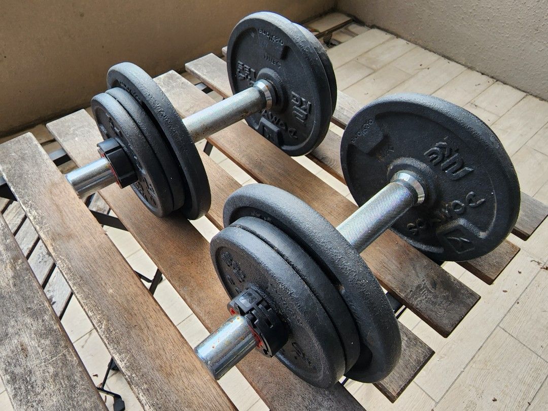 Decathlon dumbell set clearance