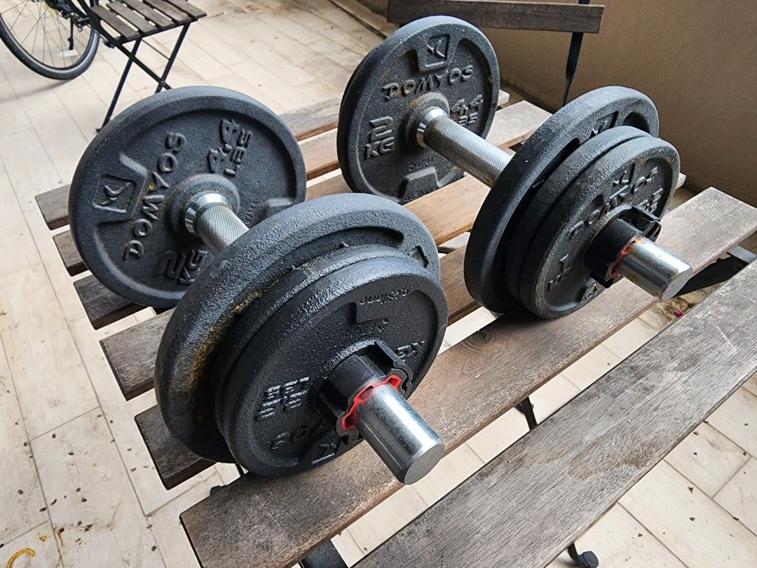 Decathlon hotsell gym dumbbells