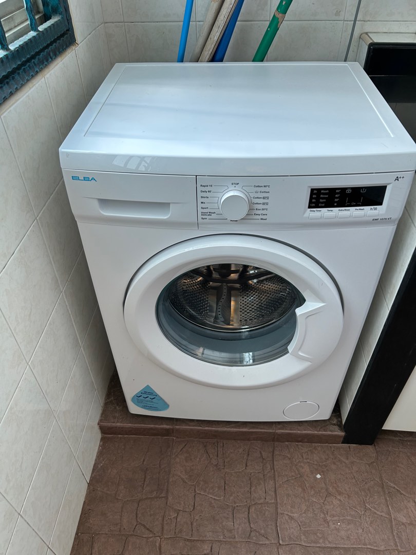 Elba 7kg Front Load Washing Machine, TV & Home Appliances, Washing