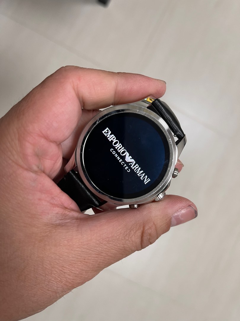 收藏型爆］Emporio Armani EA迷最愛Smart Watch Connected, 手提電話