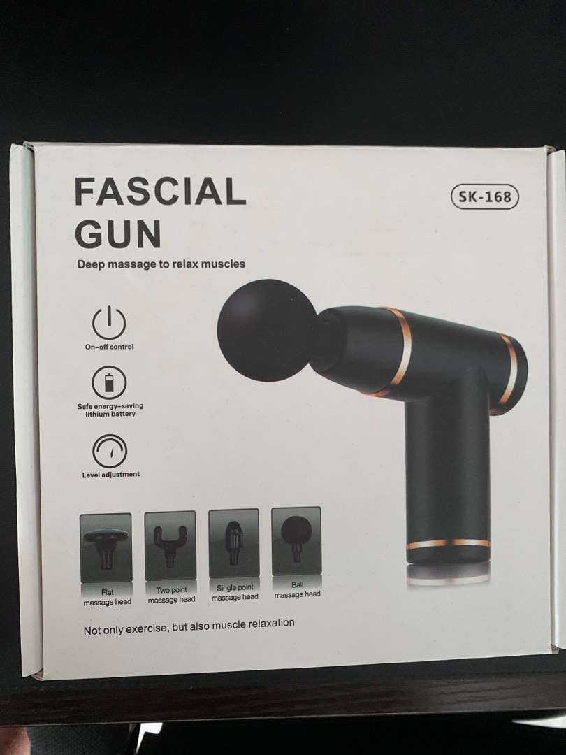 Fascial Gun, Health & Nutrition, Massage Devices on Carousell