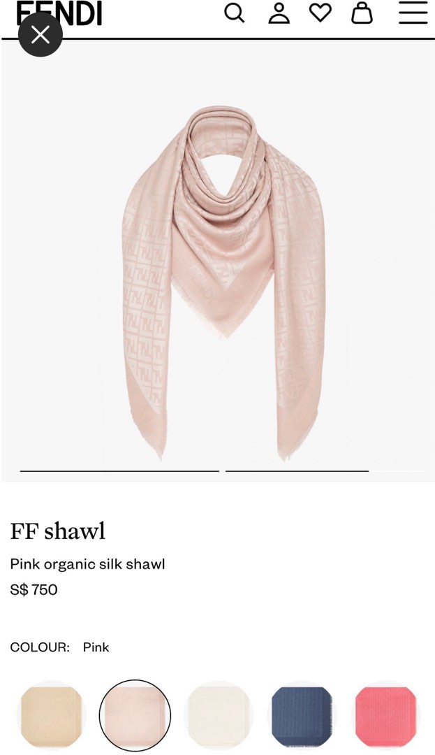 Fendi 750 scarf new arrivals