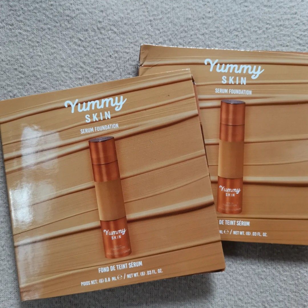 foundation card sampler (Category: Makeup) located in Bocaue. Submitted by pmj_anikanik (Listing ID 1215864726, Image 2). Description: Yummy Skin SERUM Foundation sample card only.