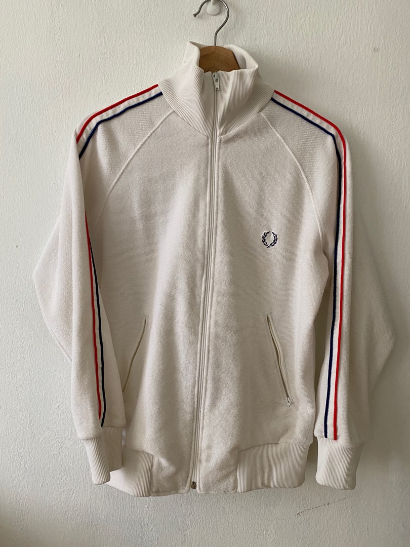 Fred Perry Vintage Sweater Made In Japan Men s Fashion Coats Jackets and Outerwear on Carousell