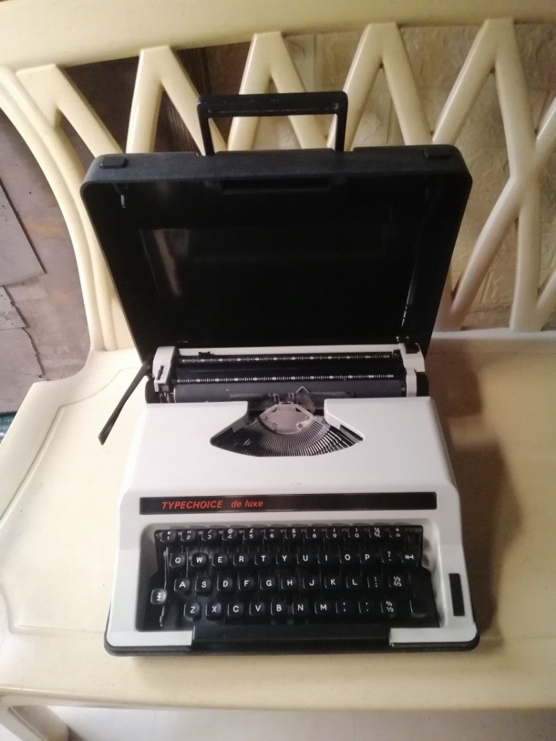 F/S: Olympia Typechoice Deluxe Typewriter (Category: Office & Business Technology) located in Bacoor. Submitted by piolo16 (Listing ID 1215868169, Image 3). Description: For Sale: OLYMPIA Typechoice Deluxe Typewriter Price: 3.4k ✔️ All Keys are Working ✔️ In Good Condition ✔️ Cover ✔️ Ink/Ribbon ✔️ Ready to Used ✔️ Carriage Size: 21inch Cash on Pickup via LBC ✔️ Cash on Delivery via LALAMOVE ✔️ Bacoor Area ✔️.