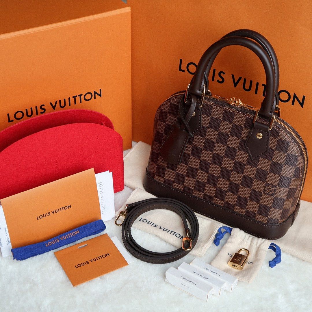 LV Alma BB with date code, Luxury, Bags & Wallets on Carousell