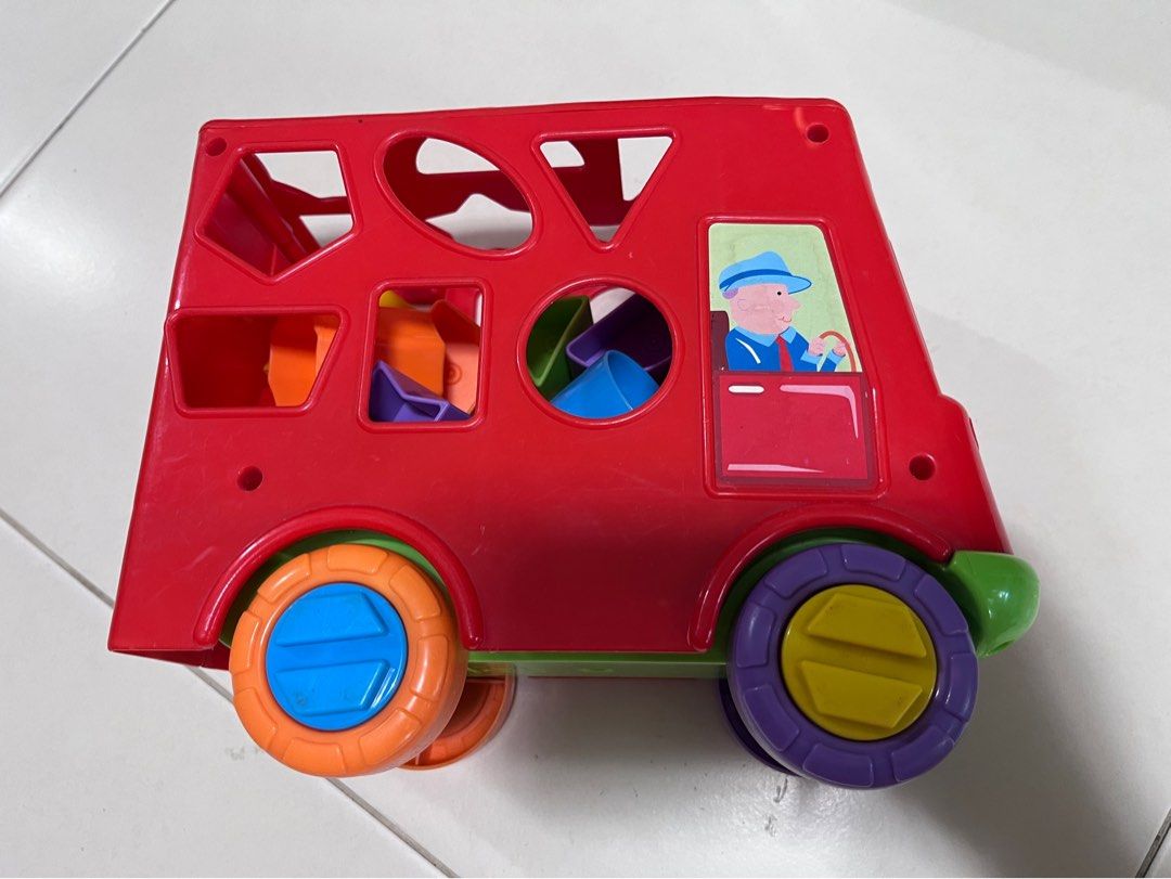 Fun time top shape sorter bus