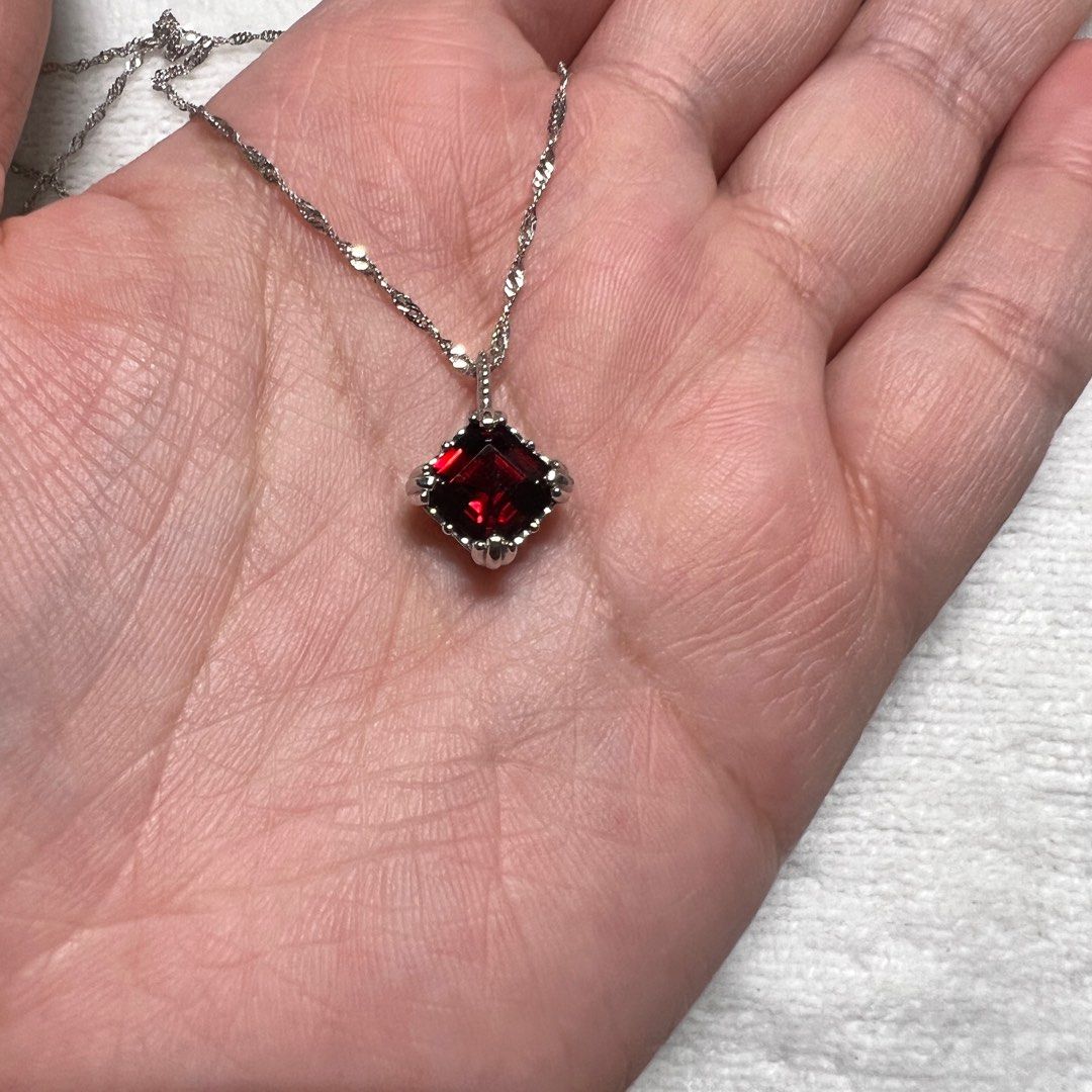 Garnet necklace on sale